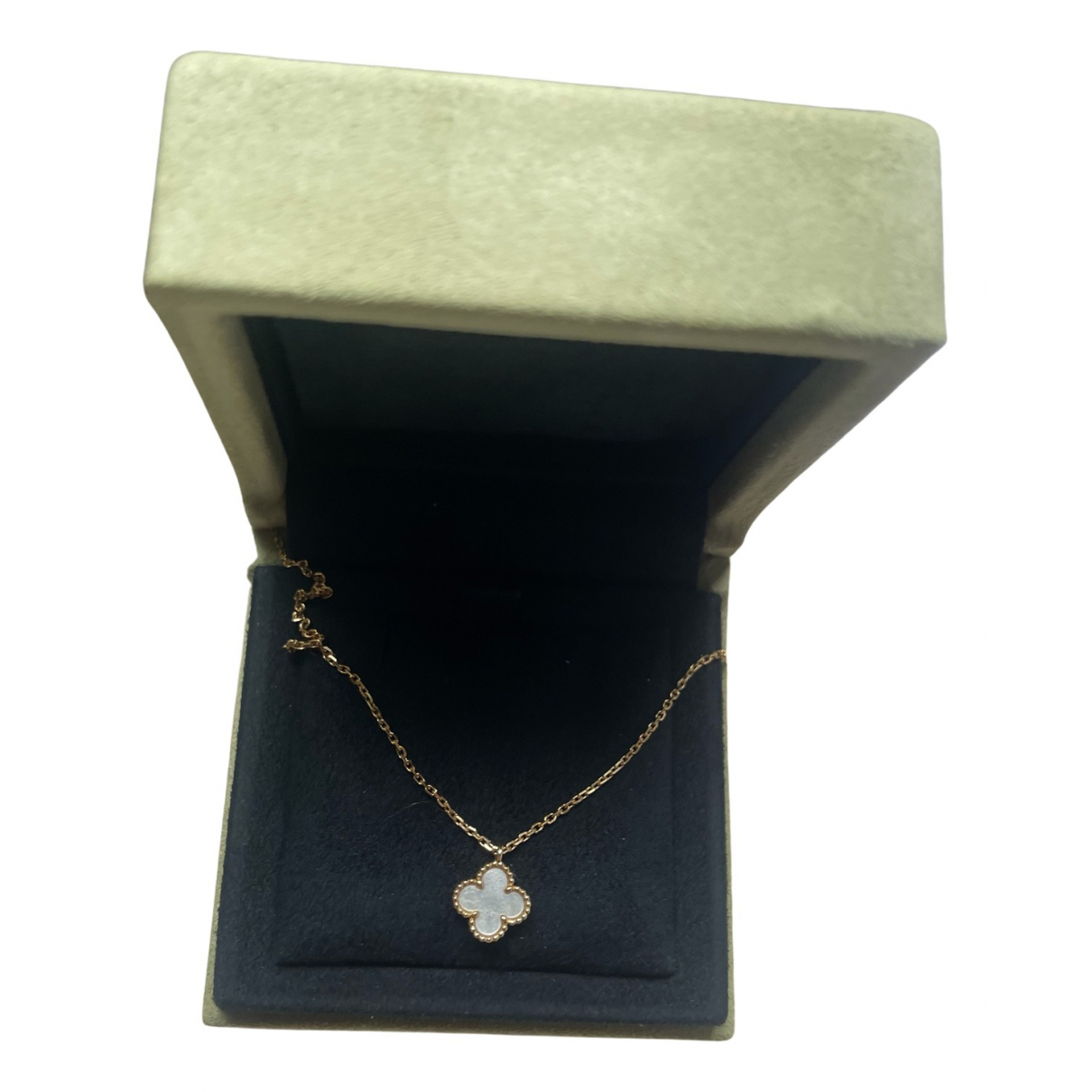 Sweet alhambra yellow gold necklace Van 